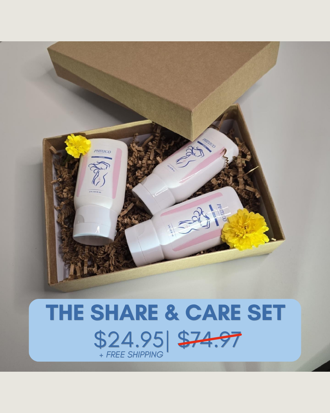 Phizico tamaño viaje. Compre 1 y reciba 2 gratis.