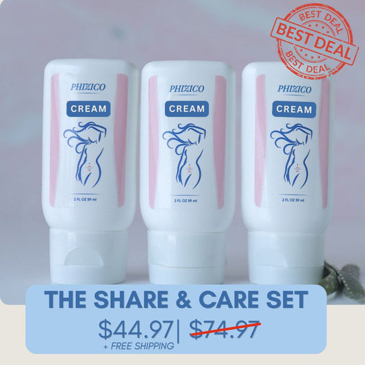 Phizico Reset bundle of botanical body cream tubes