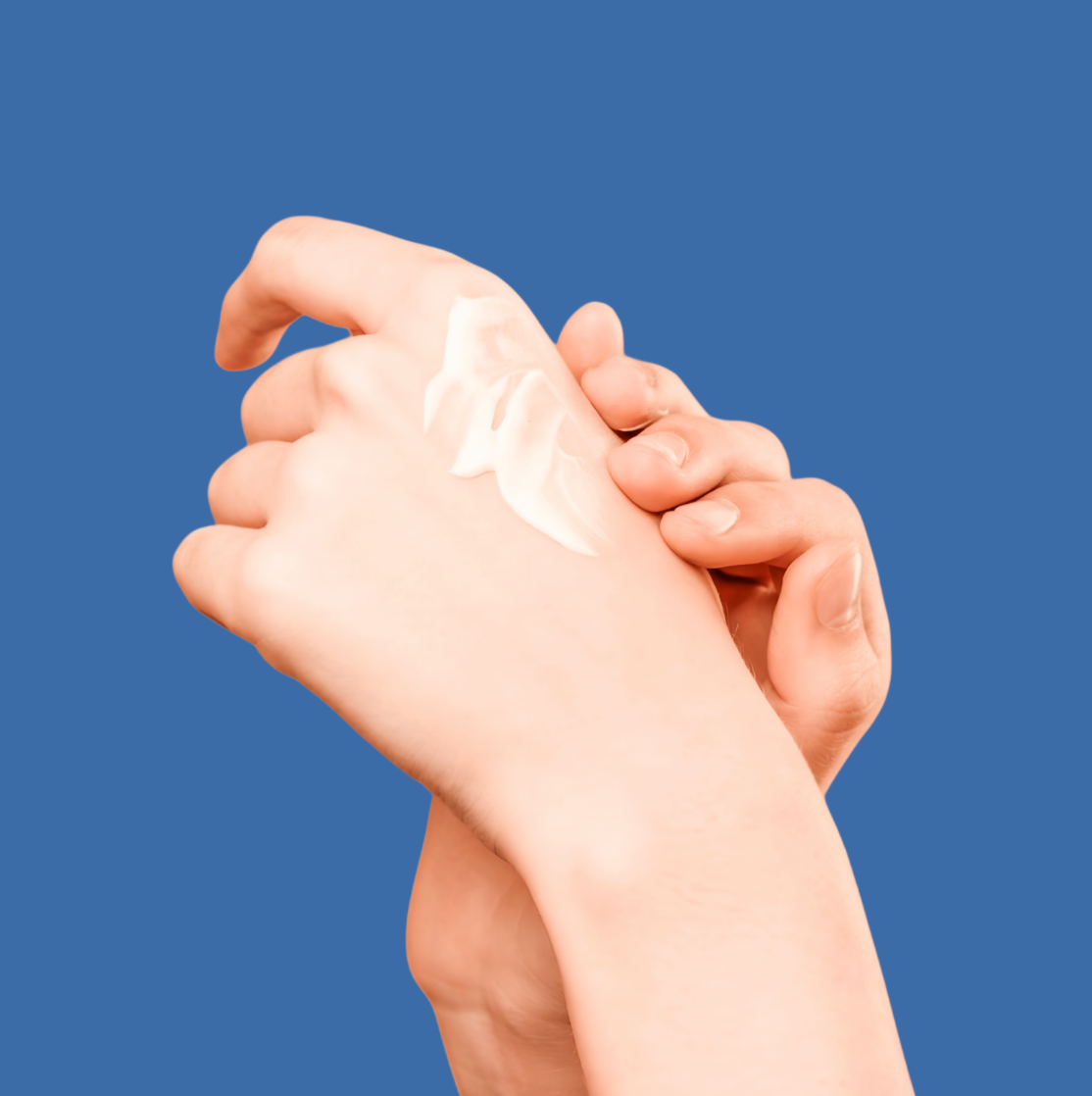 Phizico Reset cream applied to skin